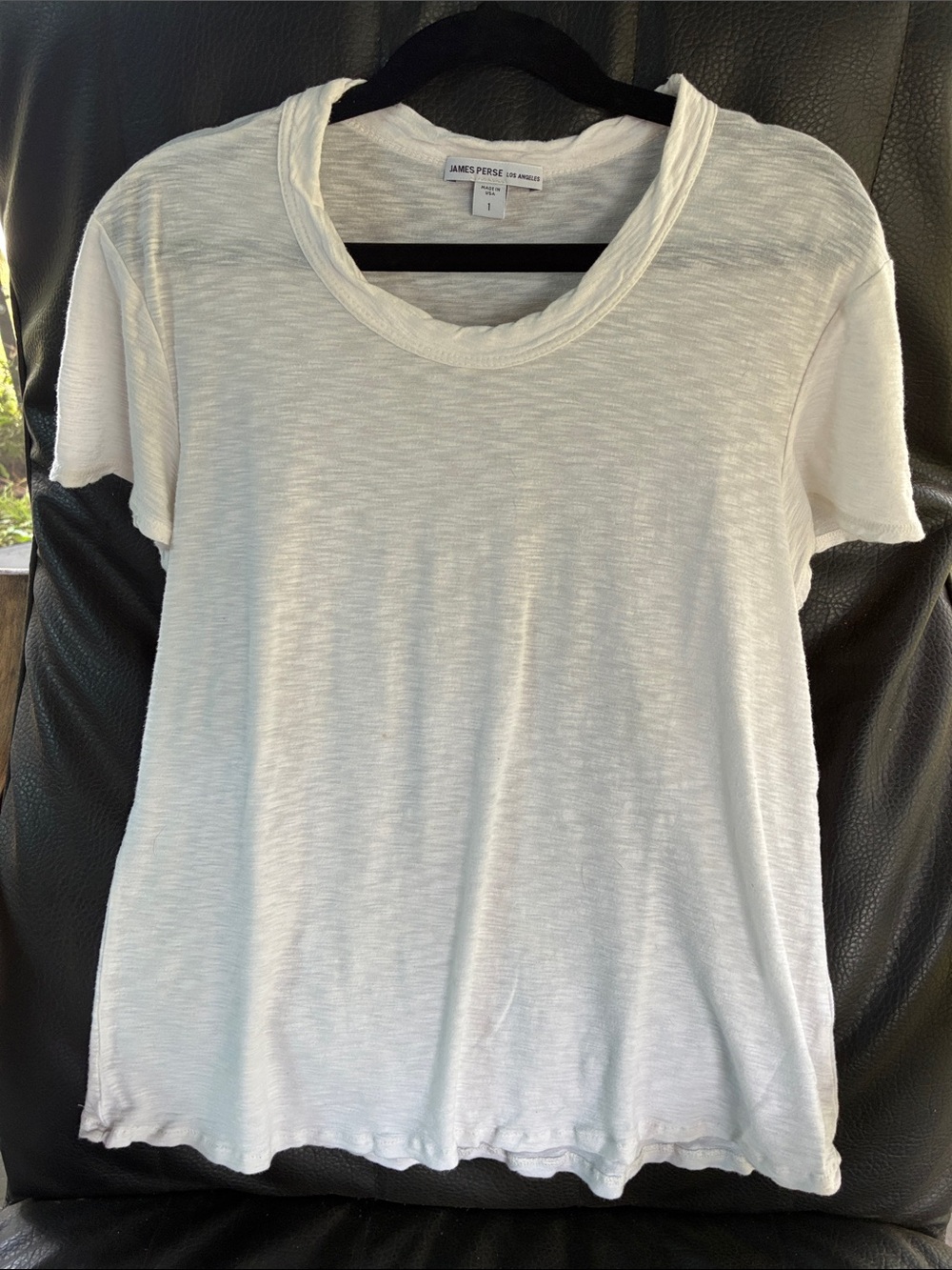 James perse standard sheer slub t-shirt